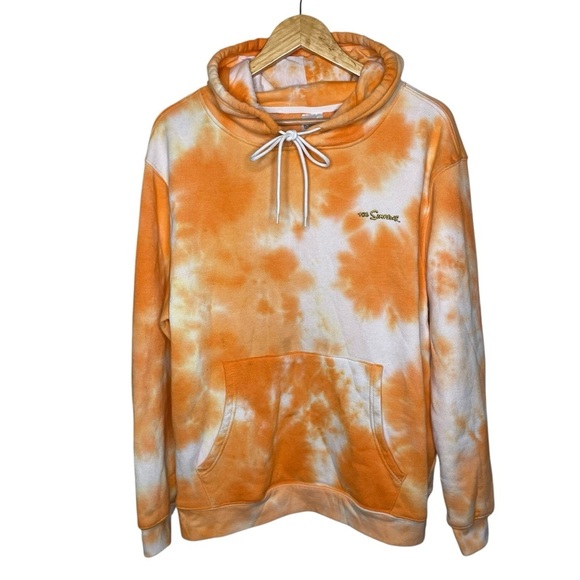 The Simpsons BART Skateboard Skeleton Graphic Tie Dye Hoodie Sweatshirt XL - Picture 15 of 15